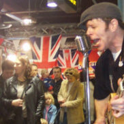 Vince at the Virgin Records album launch