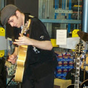 Vince and the band at Virgin Records album Launch